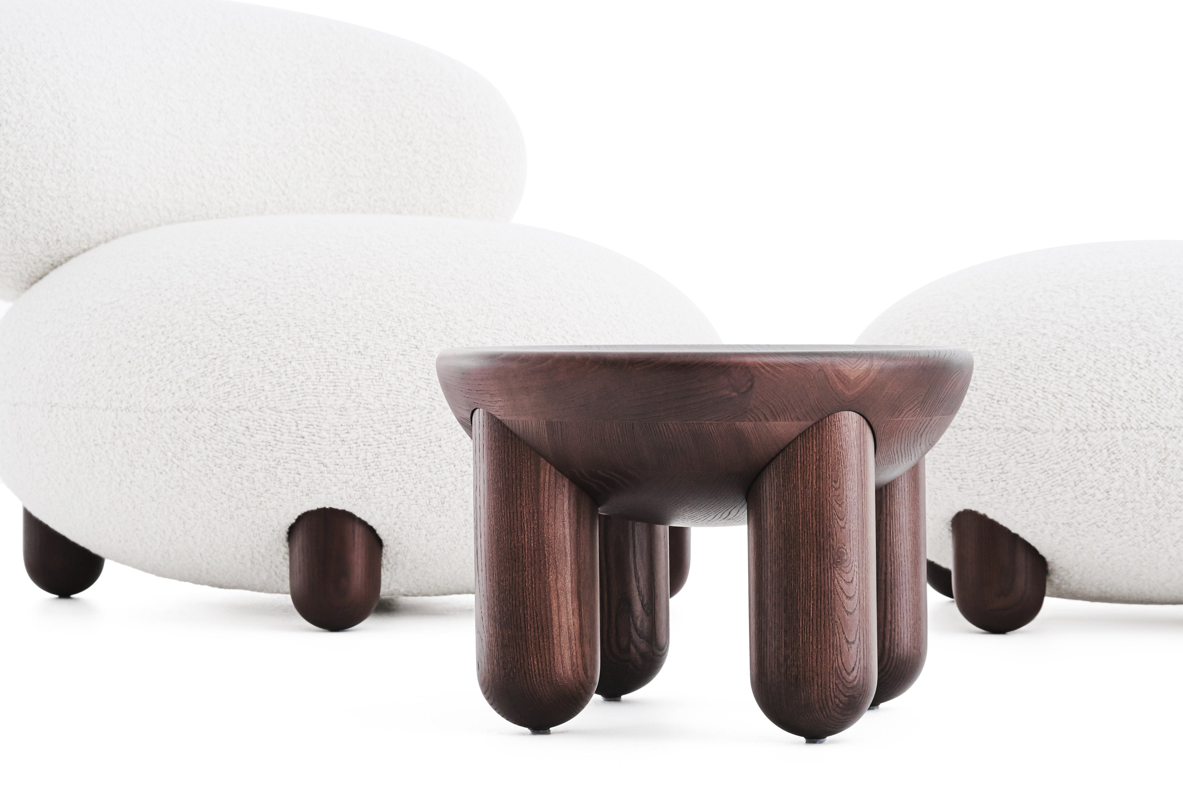 Noom Freyja Modern Coffee Table - Mid-Century Design Living Room Furniture for Small Spaces | Perfect for Apartments, Condos & Cozy Homes