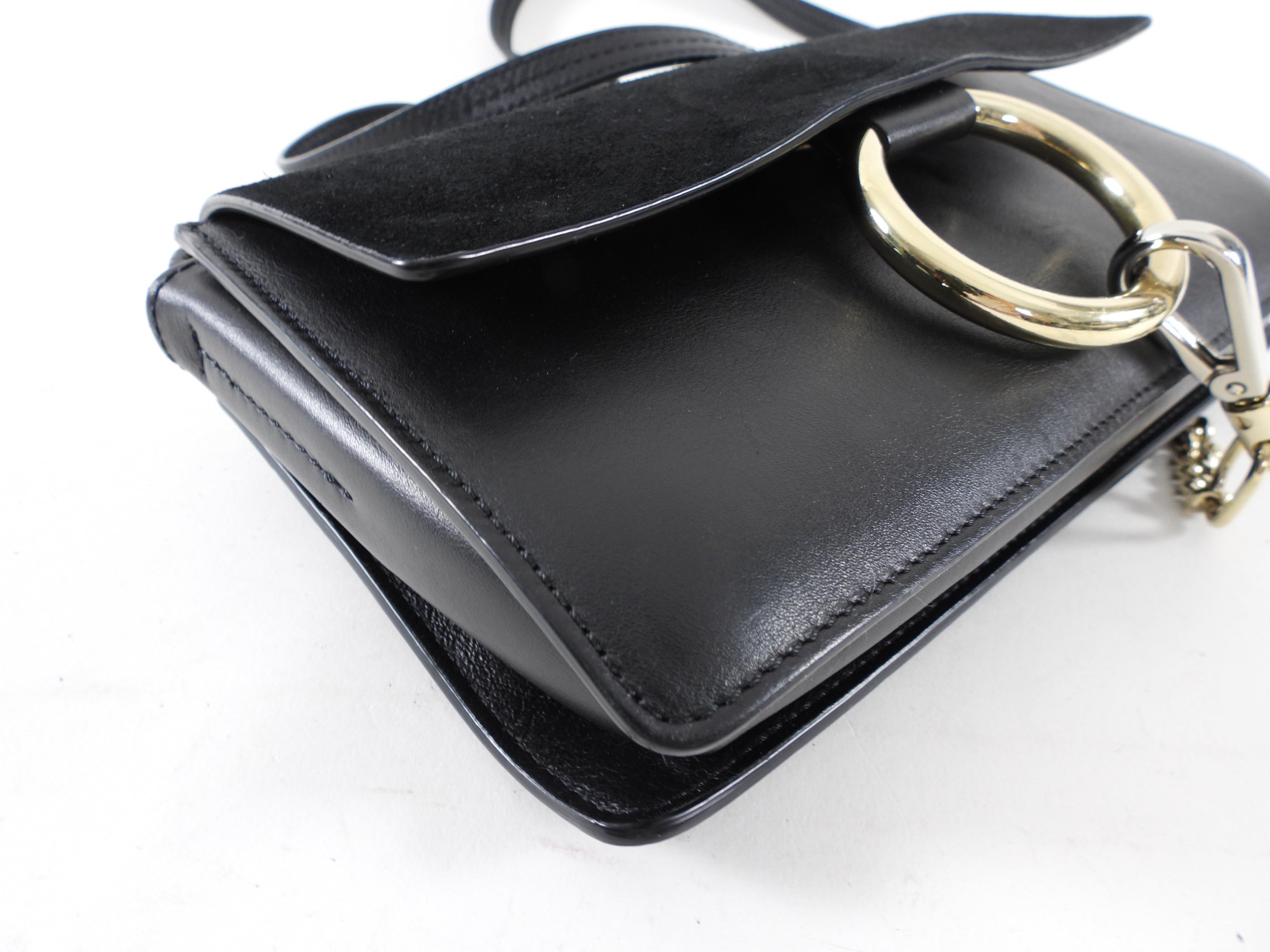 Chloe Faye Small East West Crossbody Bag - Genuine Suede Leather Handbag for Women | Perfect for Date Night, Office & Travel Accessories
