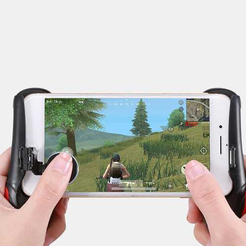 Bakeey Game Controller - Mobile Phone Gamepad Trigger for PUBG, Fortnite, Call of Duty | Ergonomic Hand Grip & Phone Holder for FPS Shooting Games - Perfect for Gaming on the Go