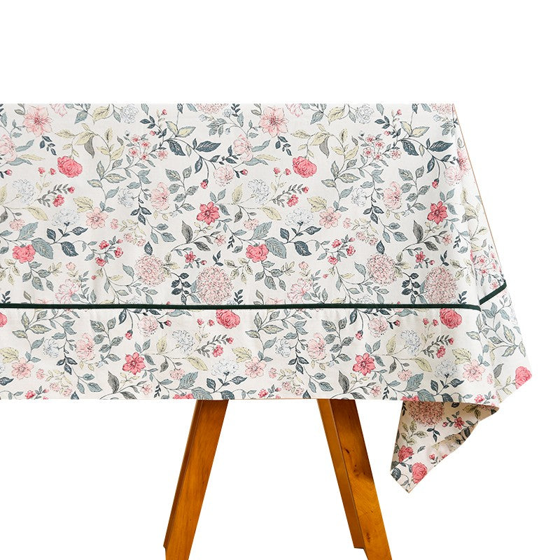Rustic Farmhouse Tablecloth - Large Rectangle & Square Table Cover for Kitchen, Dining Room, Round Table | Perfect for Farmhouse Decor, Dinner Parties, and Holiday Gatherings