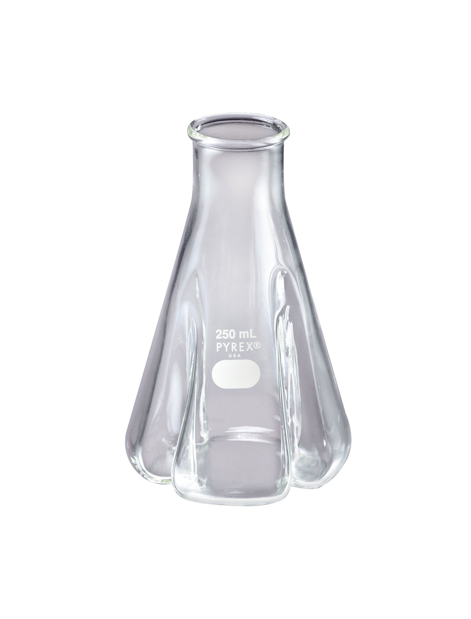 Pyrex Borosilicate Glass Narrow Mouth Baffled Flasks 150ml (3-Pack) – Ideal for Lab Experiments, Cell Culture & Trypsinization – Durable & Heat-Resistant Labware