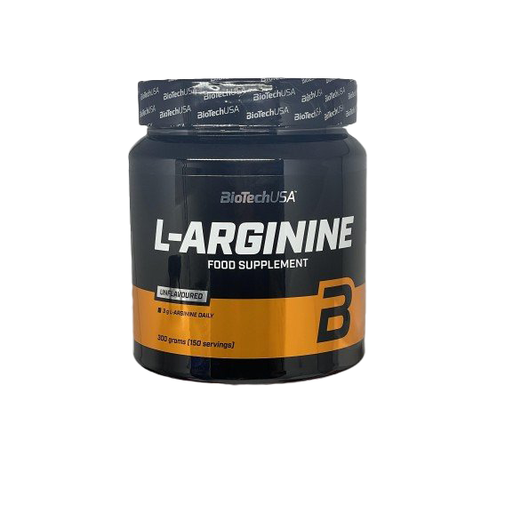 BioTechUSA L-Arginine 300g Powder - Premium Amino Acid Supplement for Muscle Growth, Workout Recovery & Heart Health - Ideal for Athletes, Bodybuilders & Fitness Enthusiasts