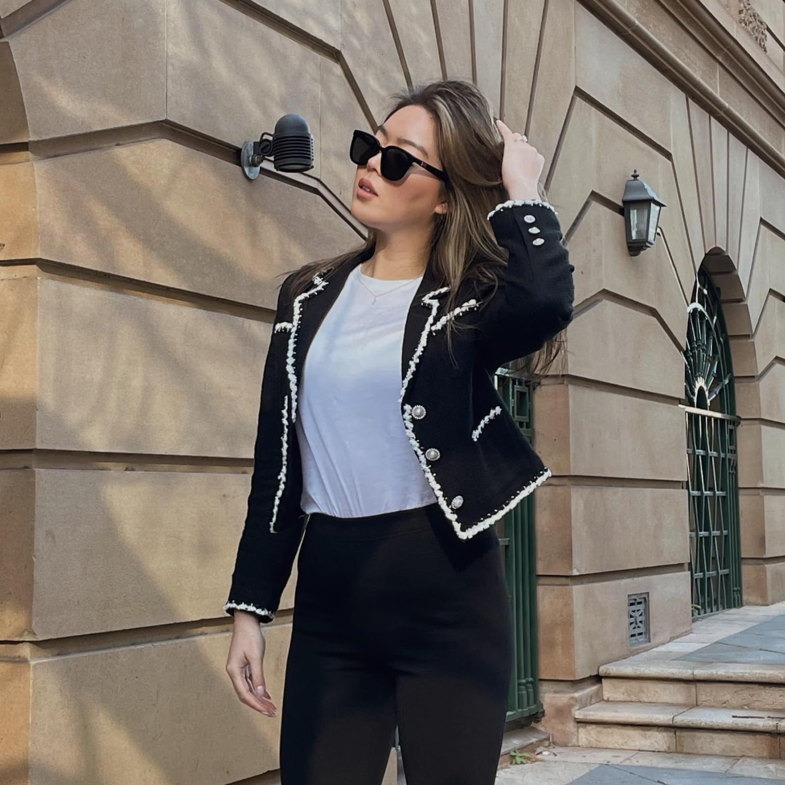 2025 Women's Casual Blazers - Long Sleeve Open Front Suit Jacket for Office & Business | Professional Workwear for Women | Perfect for Meetings, Interviews & Office Wear