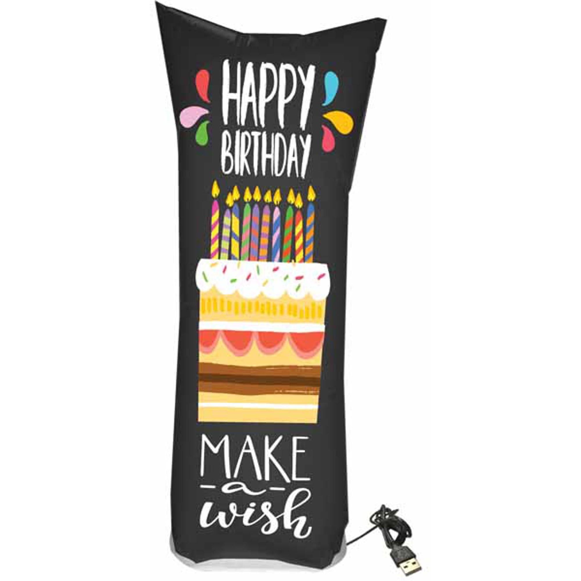 Make A Wish USB Birthday Gift - Happy Birthday Edition USB Flash Drive for Parties, Celebrations & Special Occasions