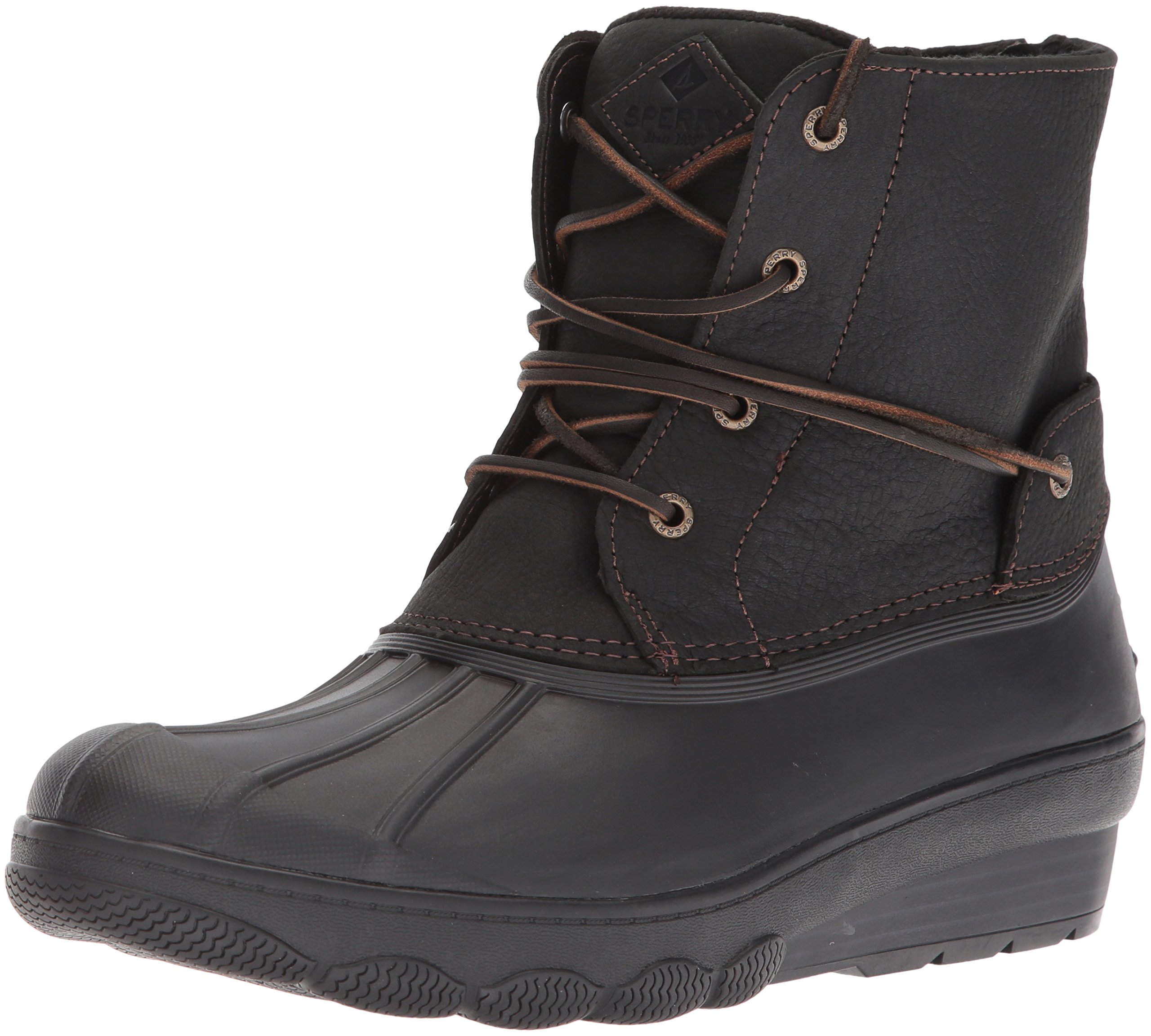 Sperry Women's Saltwater Wedge Tide Rain Boot - Waterproof Comfort for Rainy Days, Outdoor Adventures & Wet Weather Walking