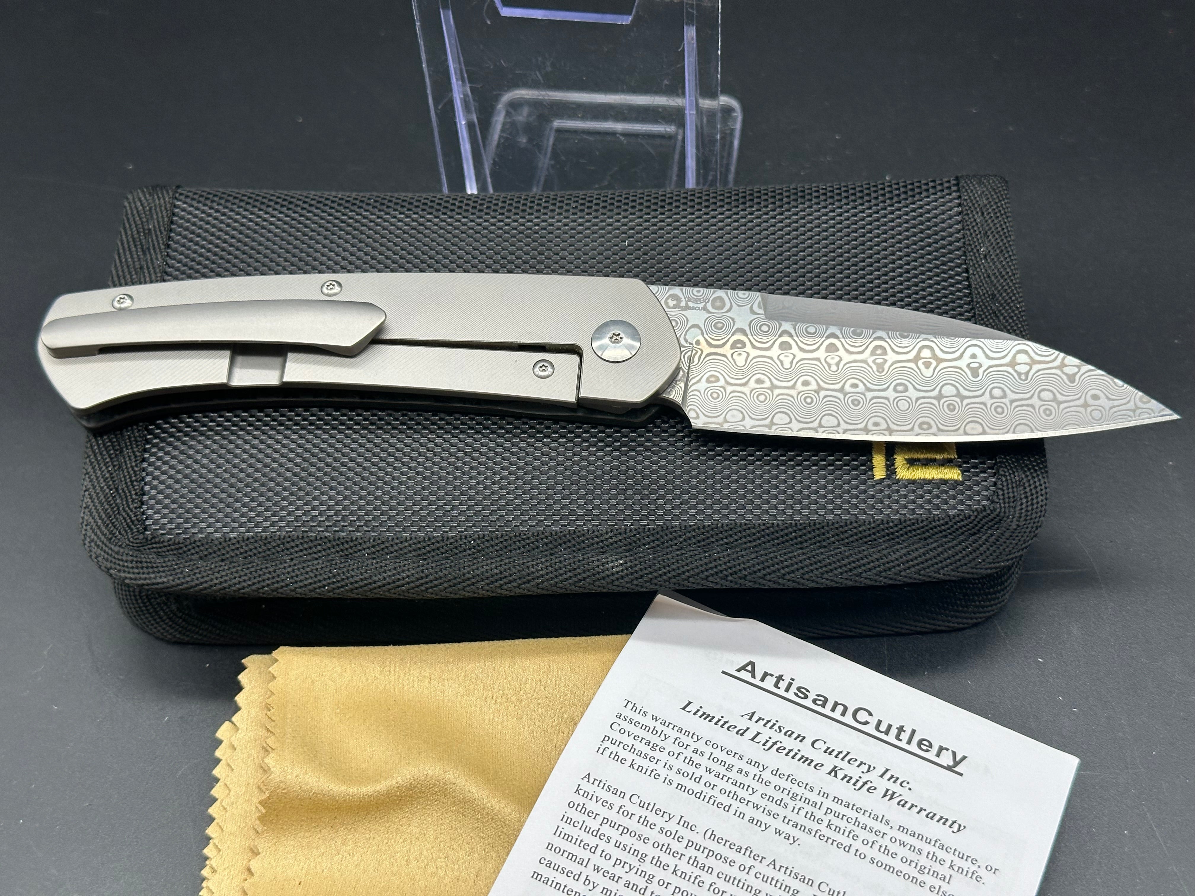 Artisan Cutlery Centauri Frame Lock Knife - 3.5