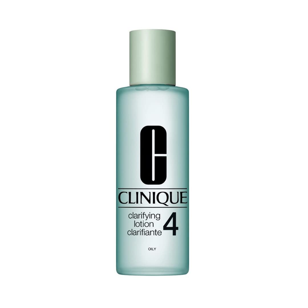 Clinique 3-Step Clarifying Lotion Face Exfoliator for Oily Skin - Alcohol-Free Toner with Salicylic Acid | Gently Removes Dead Skin Cells & Unclogs Pores | Perfect for Daily Skincare Routine & Acne-Prone Skin