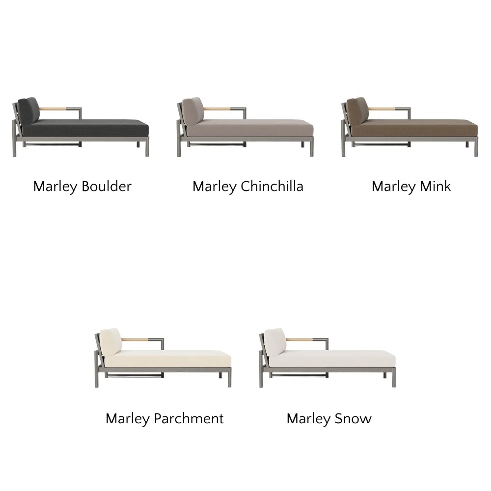 Breeze XL Outdoor Chaise Lounge Right - Premium Patio Furniture for Poolside, Garden & Backyard Relaxation