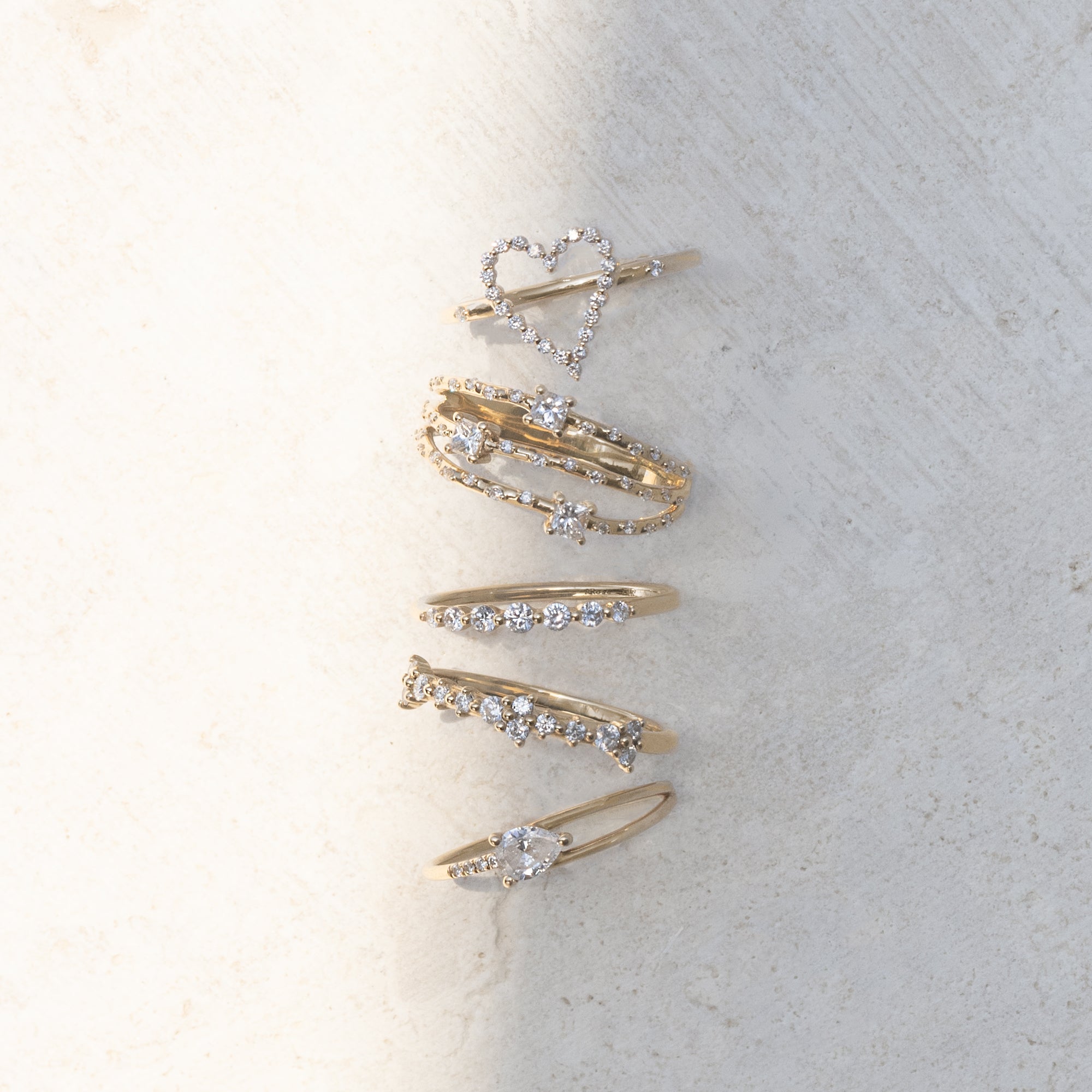 0.35 Carat Diamond Arrow Ring - Elegant Dainty Jewelry for Women, Perfect for Engagement, Anniversary & Gift Giving