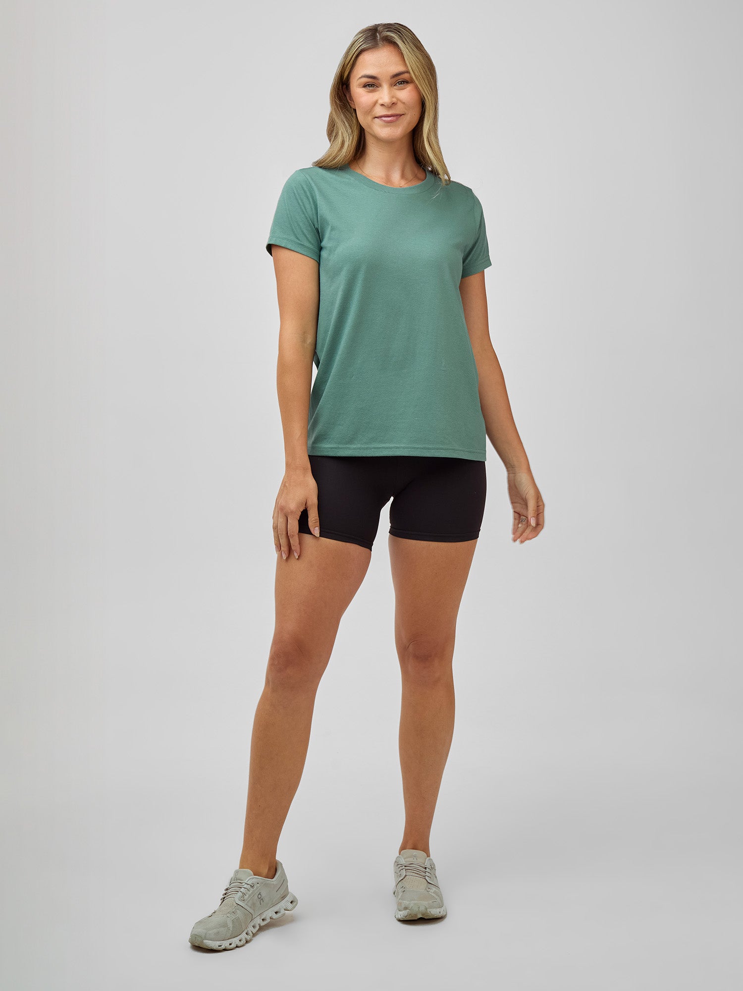 Women's Sagebrush Crew Neck T-Shirt - Soft Cotton Casual Tee for Everyday Wear | Perfect for Work, Travel & Relaxation