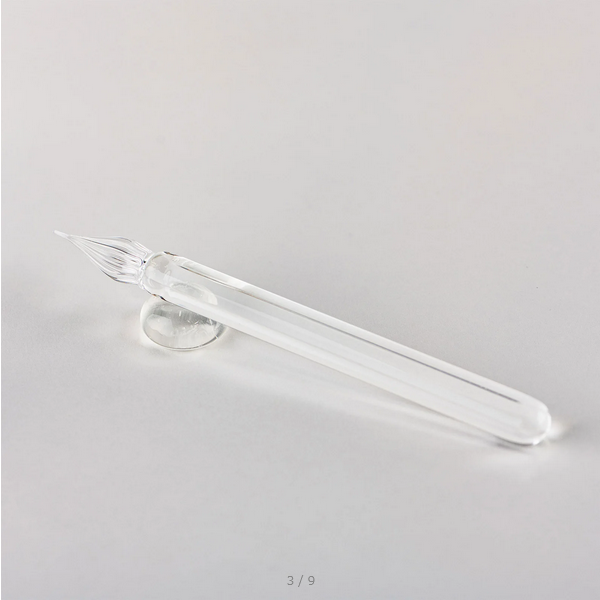 Hexagon Glass Dip Pen - Elegant Calligraphy & Writing Tool for Hobonichi Planners, Journals, and Scrapbooking - Perfect for Hand Lettering, Art Projects, and Gift Giving