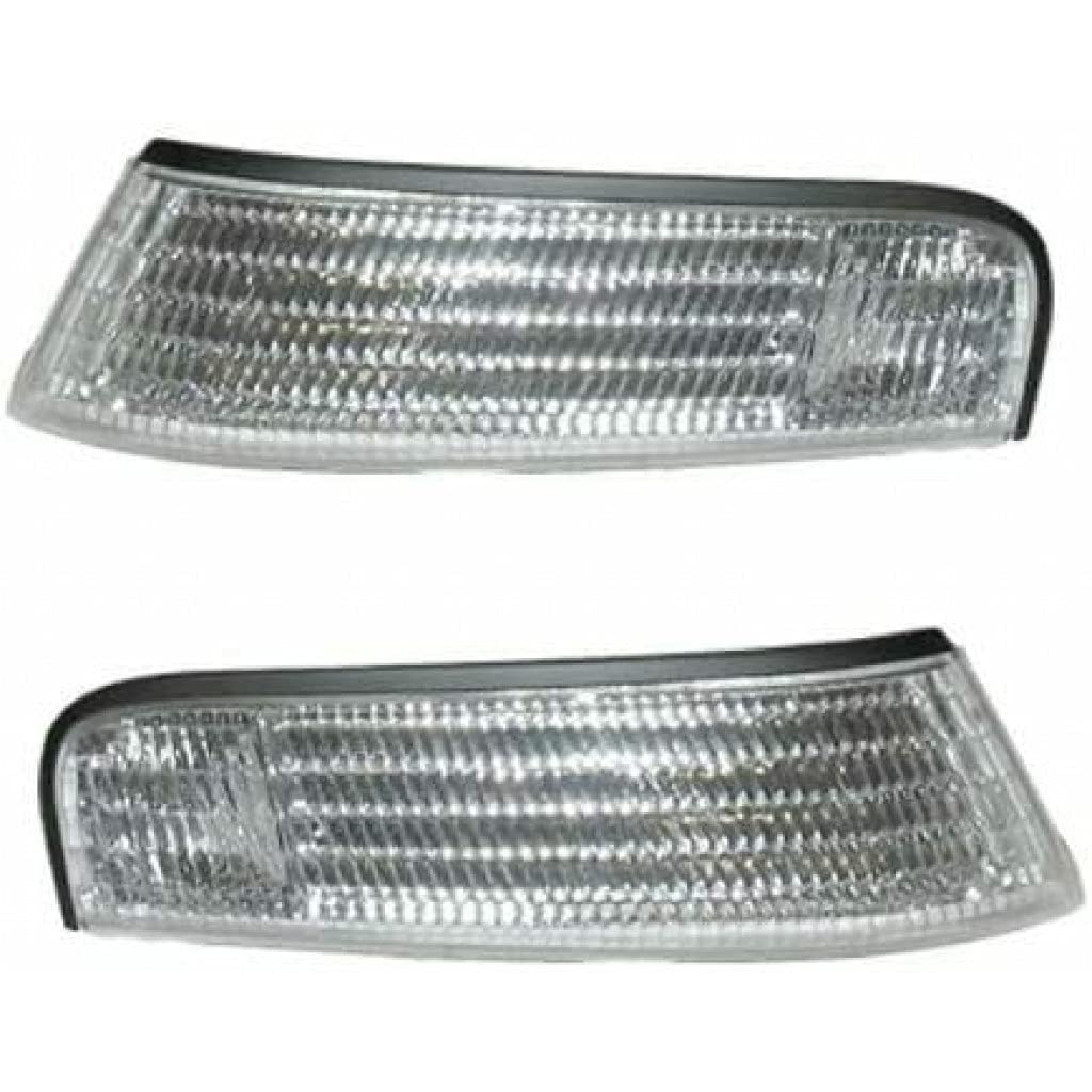 Oldsmobile Silhouette Side Marker Light Assembly 1993-1996 - Driver & Passenger Side Pair (GM2550166, GM2551166, 5977351) - Replacement for Enhanced Night Visibility & Safety