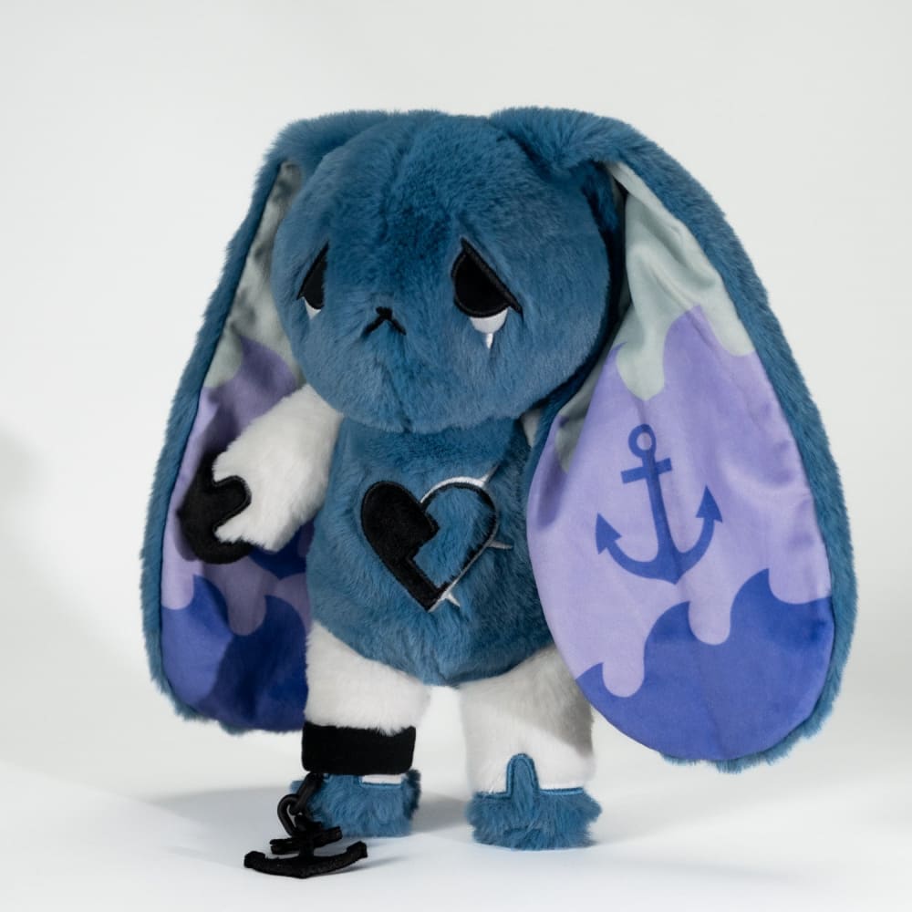 Plushie Dreadfuls Grief Rabbit Stuffed Animal - Soft Emotional Support Plush Toy for Comfort, Therapy & Healing | Perfect for Grieving, Anxiety Relief & Mental Wellness