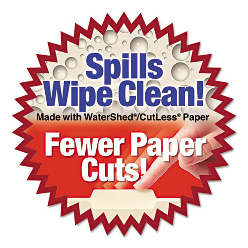 1/3 Cut Interior File Folders - 100 Pack for Letter or Legal Size Documents | Office Organization & Filing System Supplies