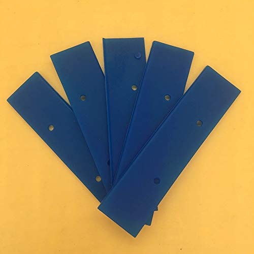 Epson DX5 DX7 Printhead Replacement Parts - 2Pcs Blue & 2Pcs Black Soft Rubber Blade Wipers for PRTA10187 Cleaning Unit | Compatible with UV Solvent Inkjet Printers | Perfect for Office & Commercial Printing Maintenance