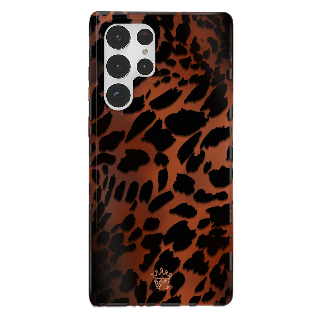 Samsung Phone Case with Leopard Tortoise Shell Design - Stylish & Durable Protection for Everyday Use