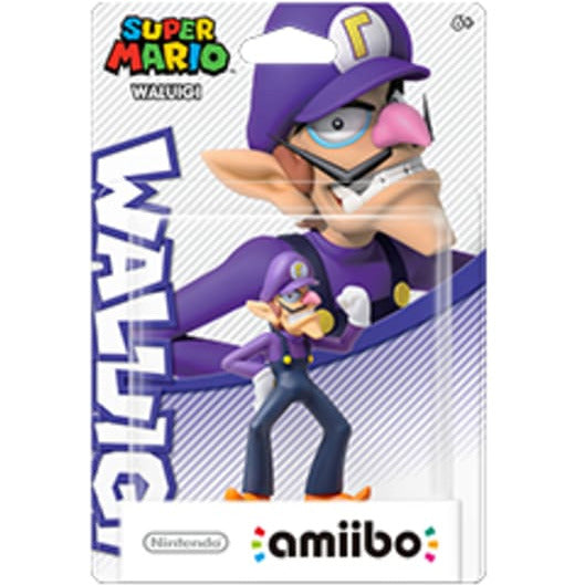 Super Mario Bros Waluigi Amiibo Figure - Nintendo Switch Compatible Collectible for Gaming & Display