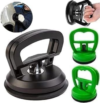 Auronp 3-Piece Car Dent Puller Kit - Powerful Suction Cup Dent Remover & Paintless Dent Repair Tool for Auto Body Dents - Perfect for DIY Car Dent Removal at Home or Garage