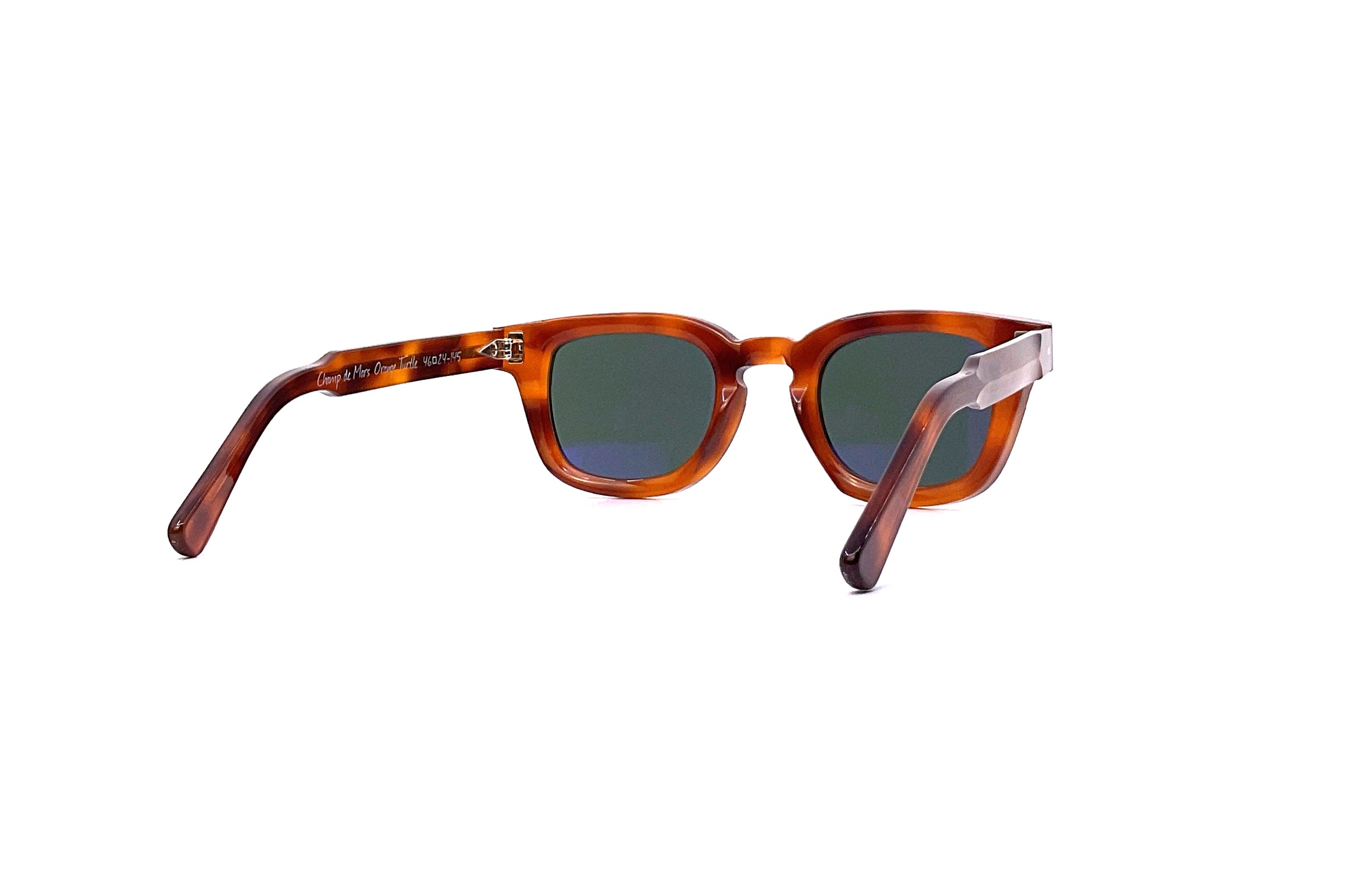 Ahlem Champ de Mars Sun (Orange Turtle) Sunglasses - UV Protection, Polarized Lenses for Men & Women - Perfect for Beach, Driving & Outdoor Activities