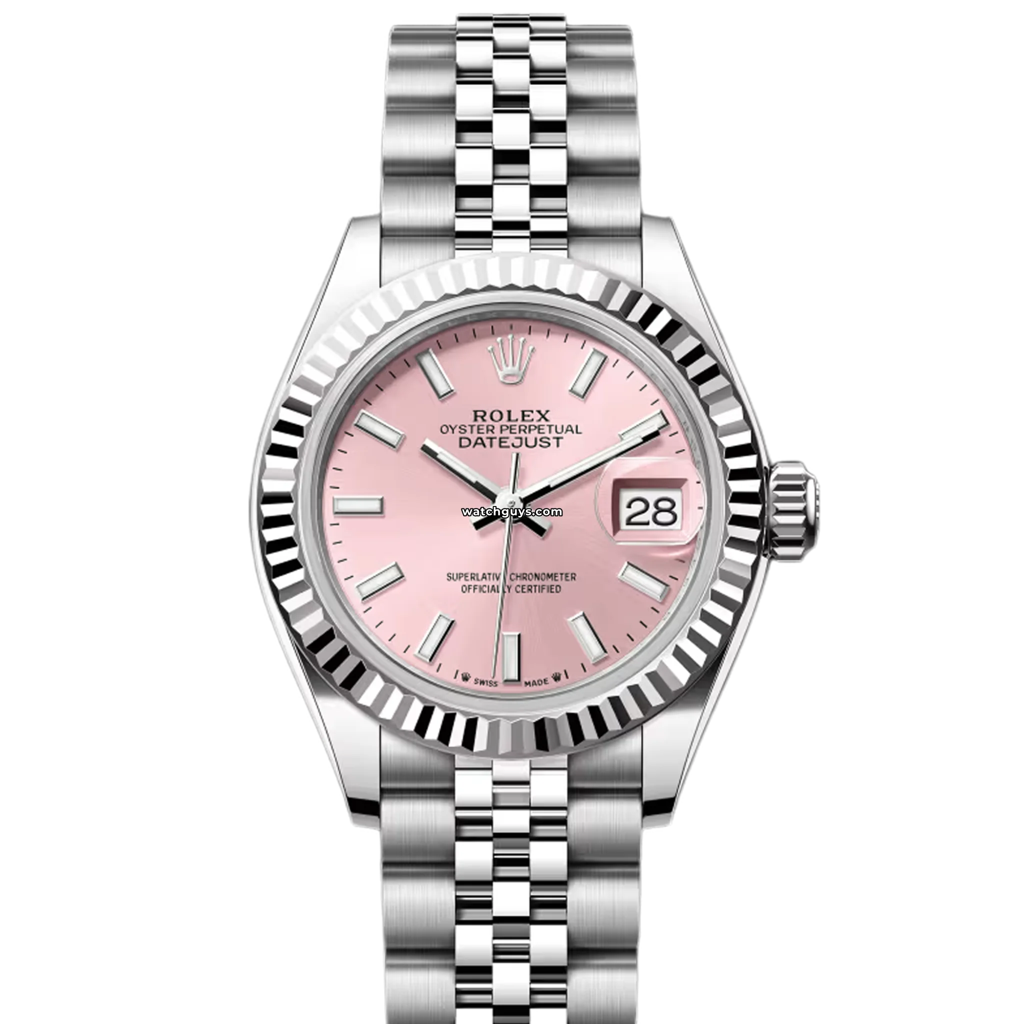 Rolex Datejust 279174 Ladies Watch - Pink Index Dial & Jubilee Bracelet - Perfect for Formal Events, Business Meetings & Luxury Gifting