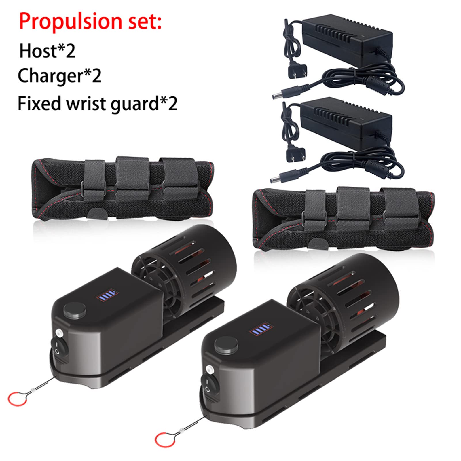 65ft Waterproof Underwater Scooter - Hands-Free Arm Mounted Sea Scooter for Snorkeling, Swimming & Scuba Diving | Portable Diving Gear with Accelerator Control | Perfect for Ocean Exploration, Pool Fun & Underwater Adventures