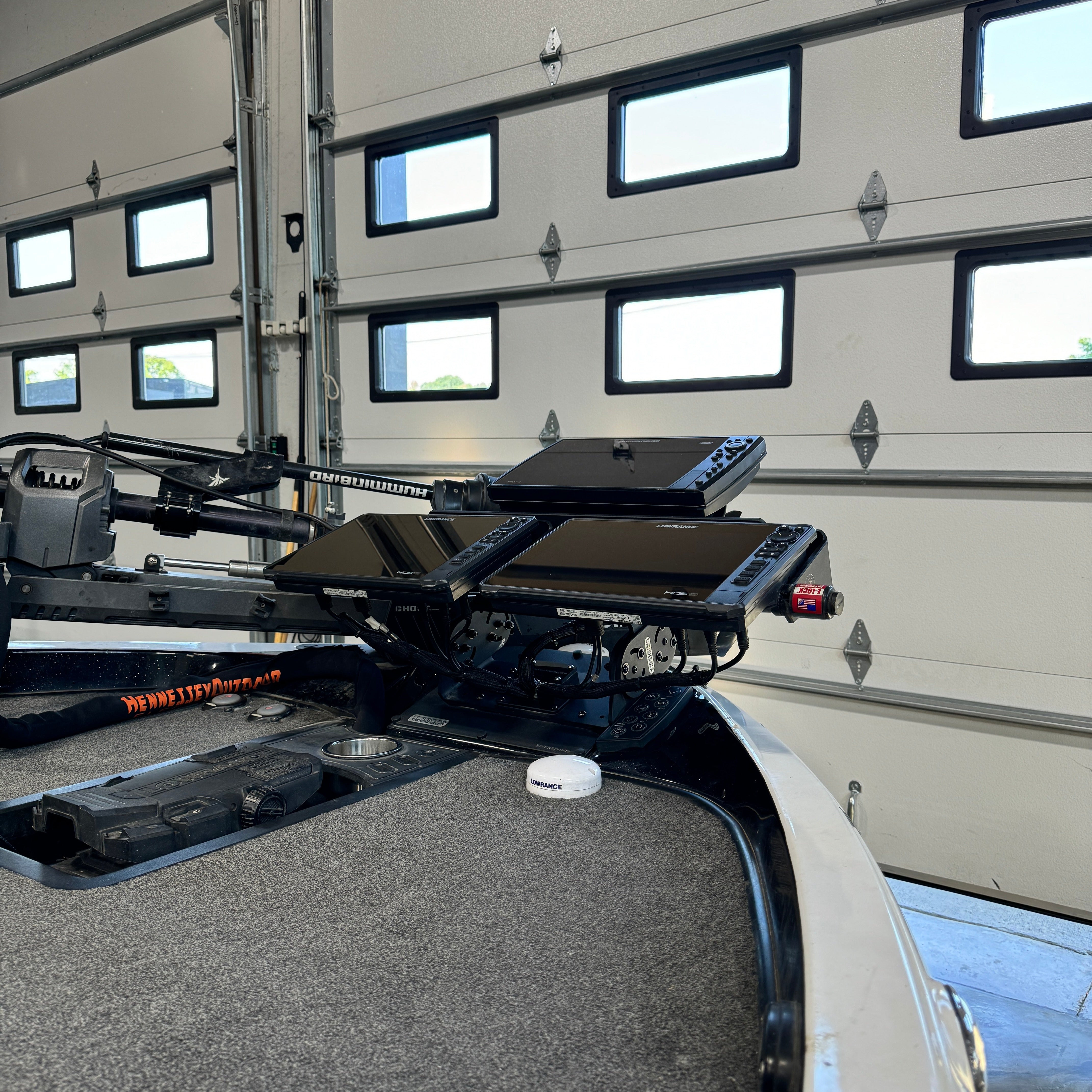 H.O.E. Triple Bow Mount System for Ranger C Series (2013-2021) - Heavy-Duty Boat Accessory for Fishing & Marine Applications