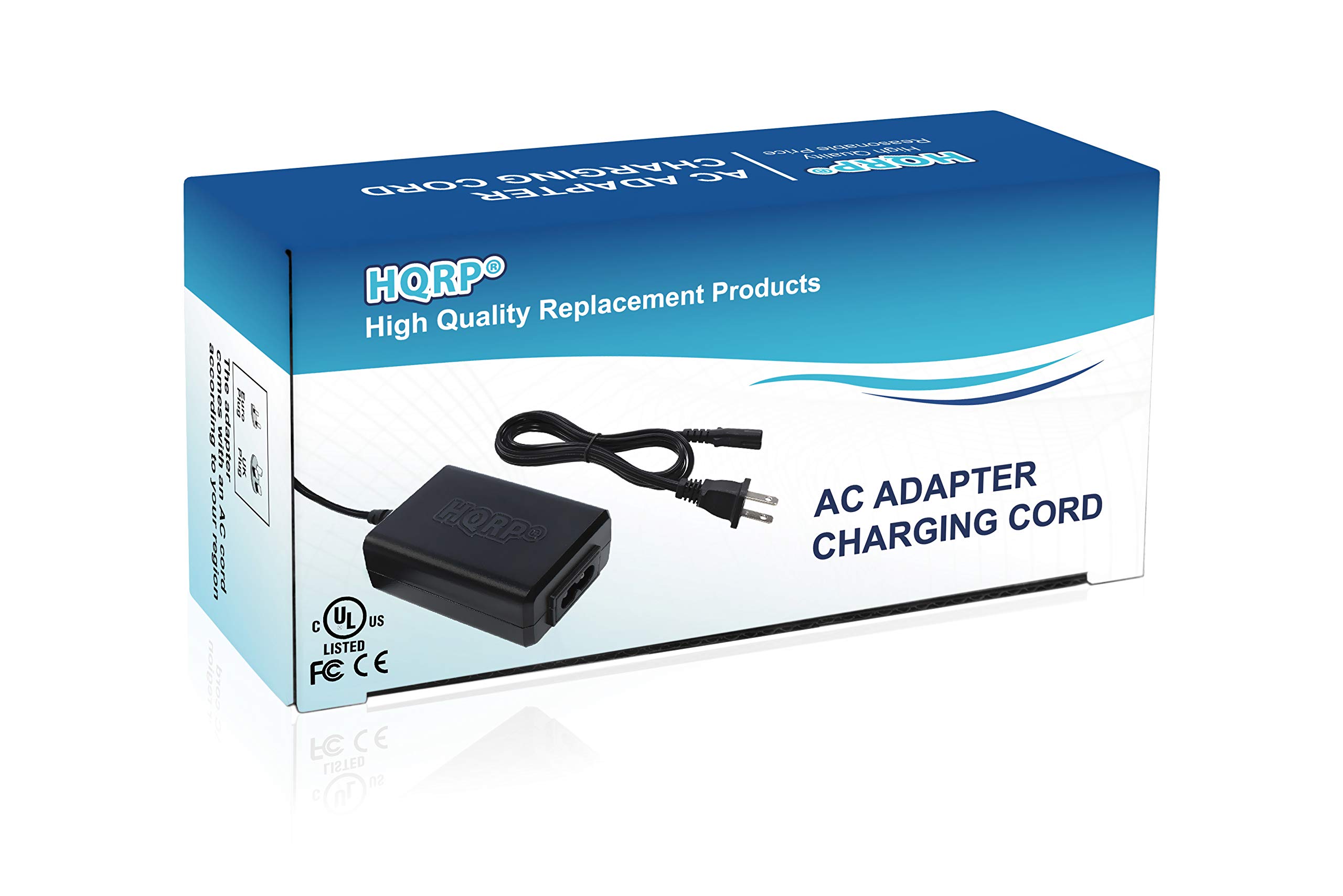 HQRP 8.4V AC Adapter Charger for Sony AC-L10A L10B L10C L10 L15 L100 HandyCam & CCD-TRV108/118/128/138/TR748/TR648/TR648E/TRV238/TRV238E Camcorders - Power Supply Replacement for Home & Travel Videography