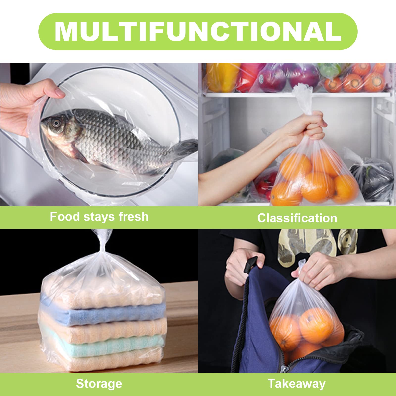 Eco-Friendly RyhamPaper Food Storage Bags - 1 Roll (12