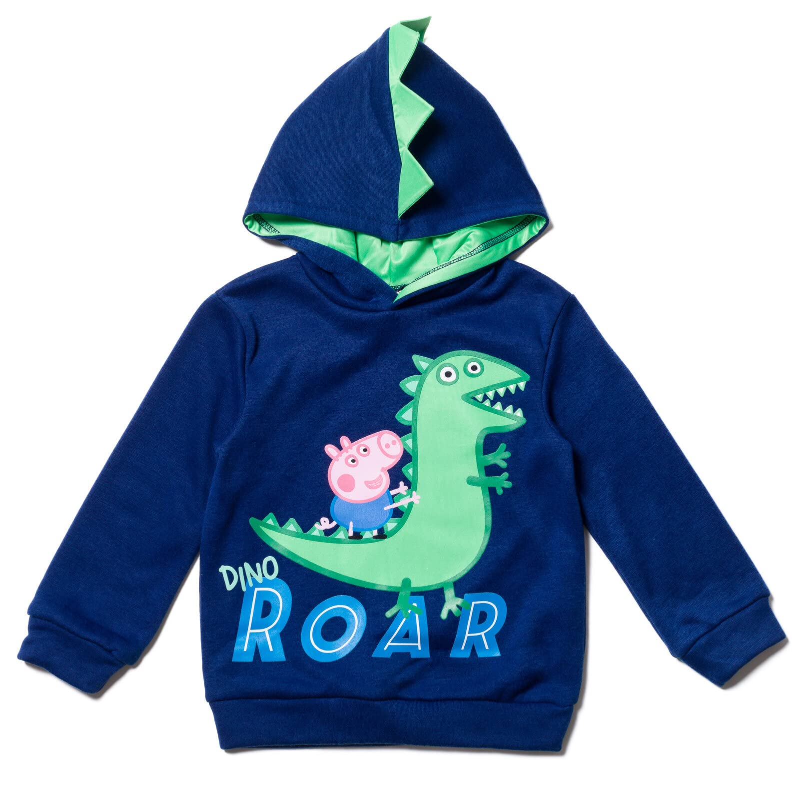 Peppa Pig George Pullover Hoodie & Jogger Pants Set for Toddlers & Kids - Soft Cotton Playwear for Boys & Girls - Perfect for Playdates, School & Family Outings