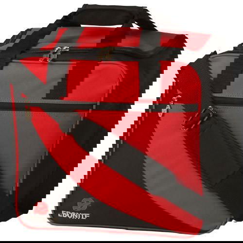 Ebonite Basic Red Single Bowling Bag - Lightweight & Durable for League Play & Practice - Perfect for Bowling Enthusiasts & Beginners
