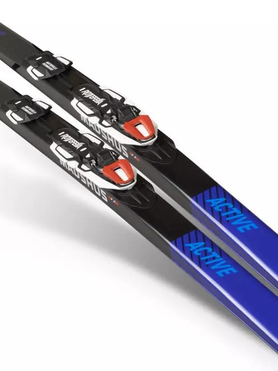 Madshus 2024 Active Skate Ski with Rottefella Performance Skate Binding - Premium Cross-Country Skis for Winter Sports & Outdoor Adventures