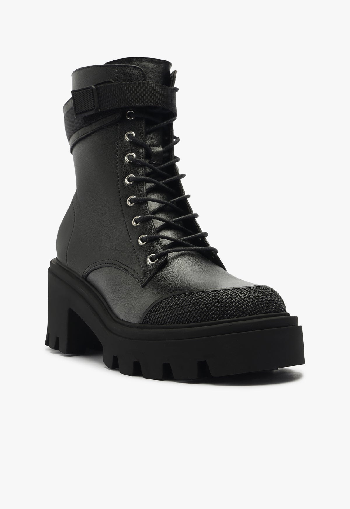 Sarah Leather Bootie F24 - Women's Flat Heel Ankle Boots for Casual Wear & Everyday Comfort (Style S2143300290001) - Perfect for Office, Shopping & Fall Outfits