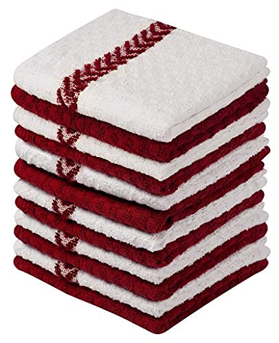 Premium 100% Ring Spun Cotton Kitchen Towels - Super Soft & Absorbent Dish Towels, Tea Towels & Bar Towels - 15
