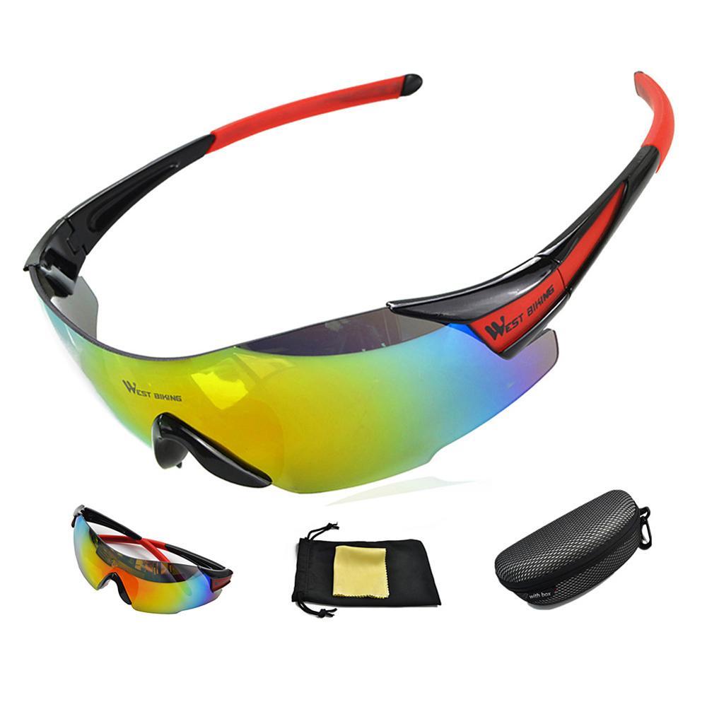 WB Cycling Glasses - UV Protection, Anti-Fog, Lightweight Sports Sunglasses for Men & Women - Perfect for Road Biking, Mountain Biking & Outdoor Adventures