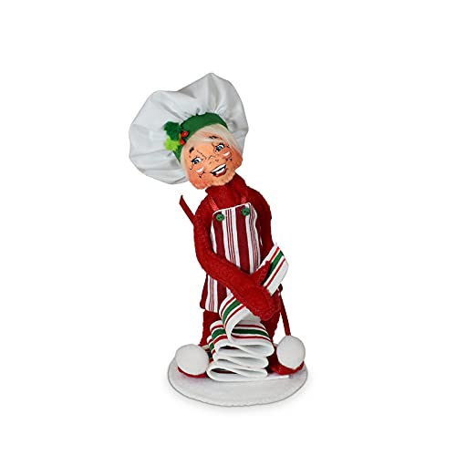 Annalee Ribbon Candy Elf - Christmas Holiday Decoration for Tree, Gift, and Festive Home Decor