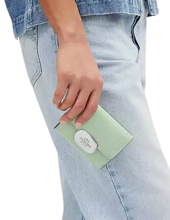 Coach Eliza Small Wallet - Genuine Leather Crossbody Wallet for Women | Perfect for Everyday Use, Travel & Shopping