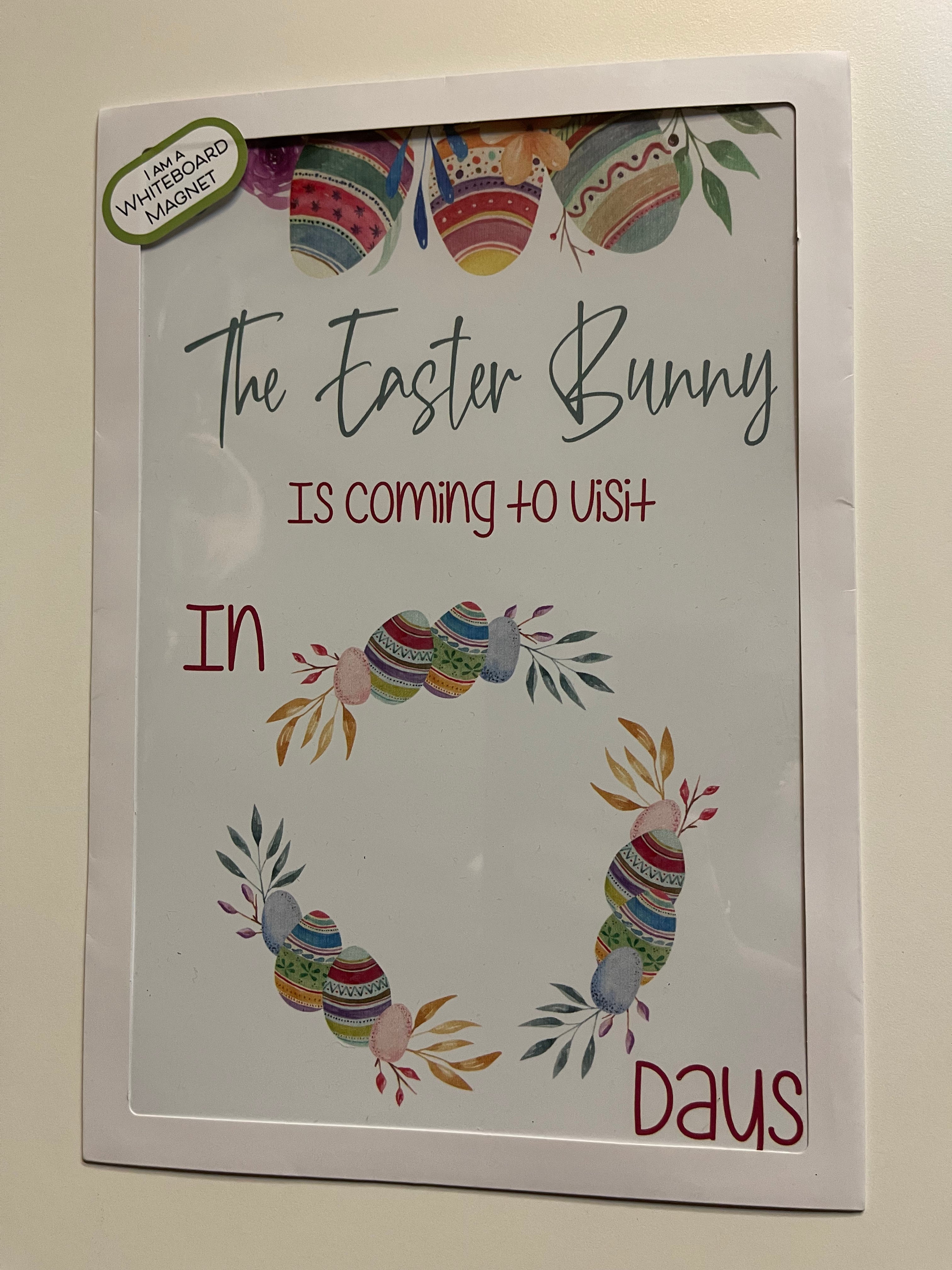 Easter Countdown Whiteboard Magnet Eggs - Fun Holiday Decor & Classroom Activity for Kids