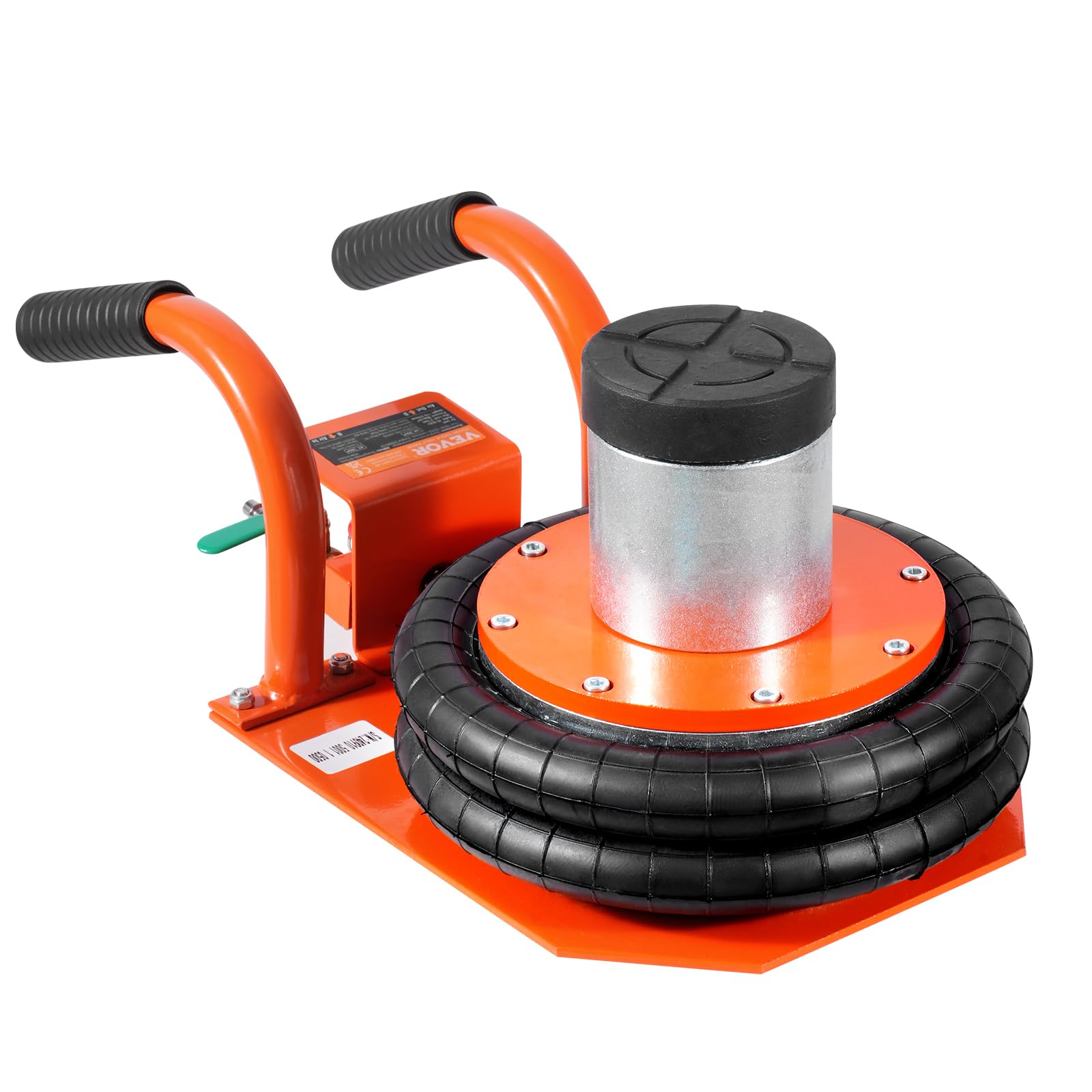 VEVOR 3 Ton/6600 lbs Air Jack for Car Repair - Heavy Duty Two Bag Pneumatic Lift with 6 Steel Tubes, Thick Rubber Pad & Heightened Column (Lifts up to 14.3