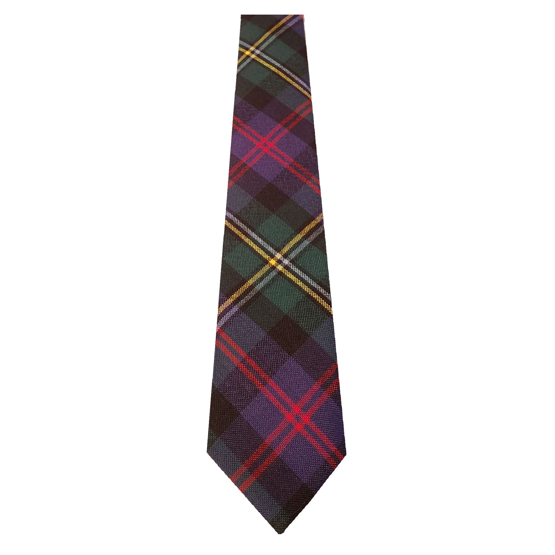 Premium Wool Tartan Neckties for Men - 99 Modern Color Patterns | Perfect for Weddings, Business & Formal Events