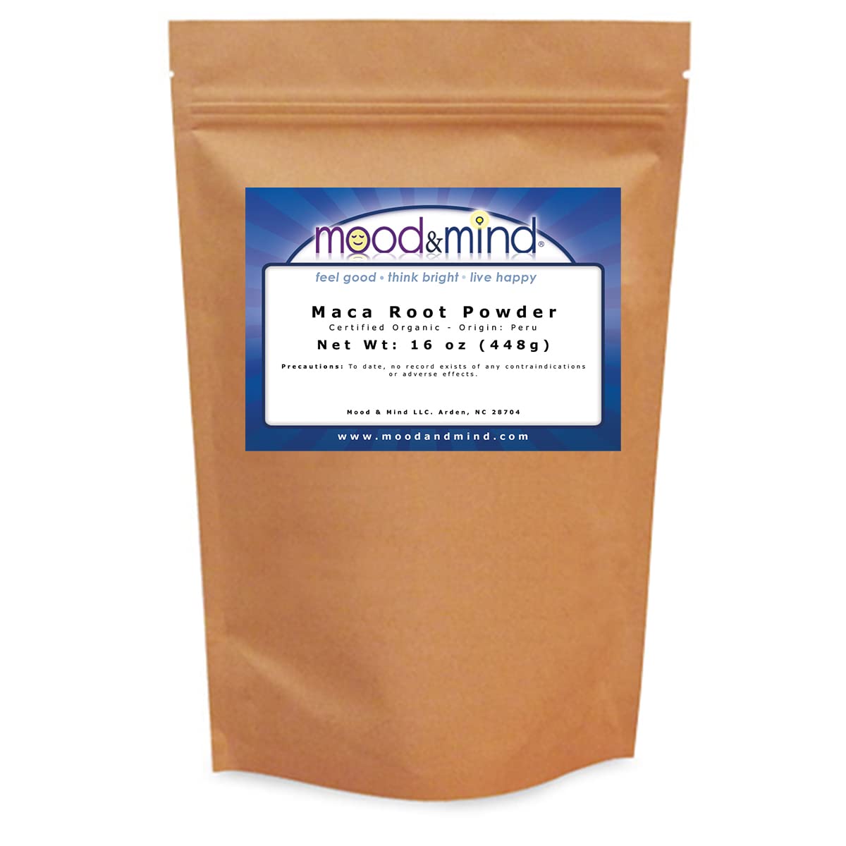 Organic Maca Powder 16oz - Premium Peruvian Superfood for Energy, Hormone Balance & Stress Relief - Great for Smoothies, Baking & Wellness Drinks