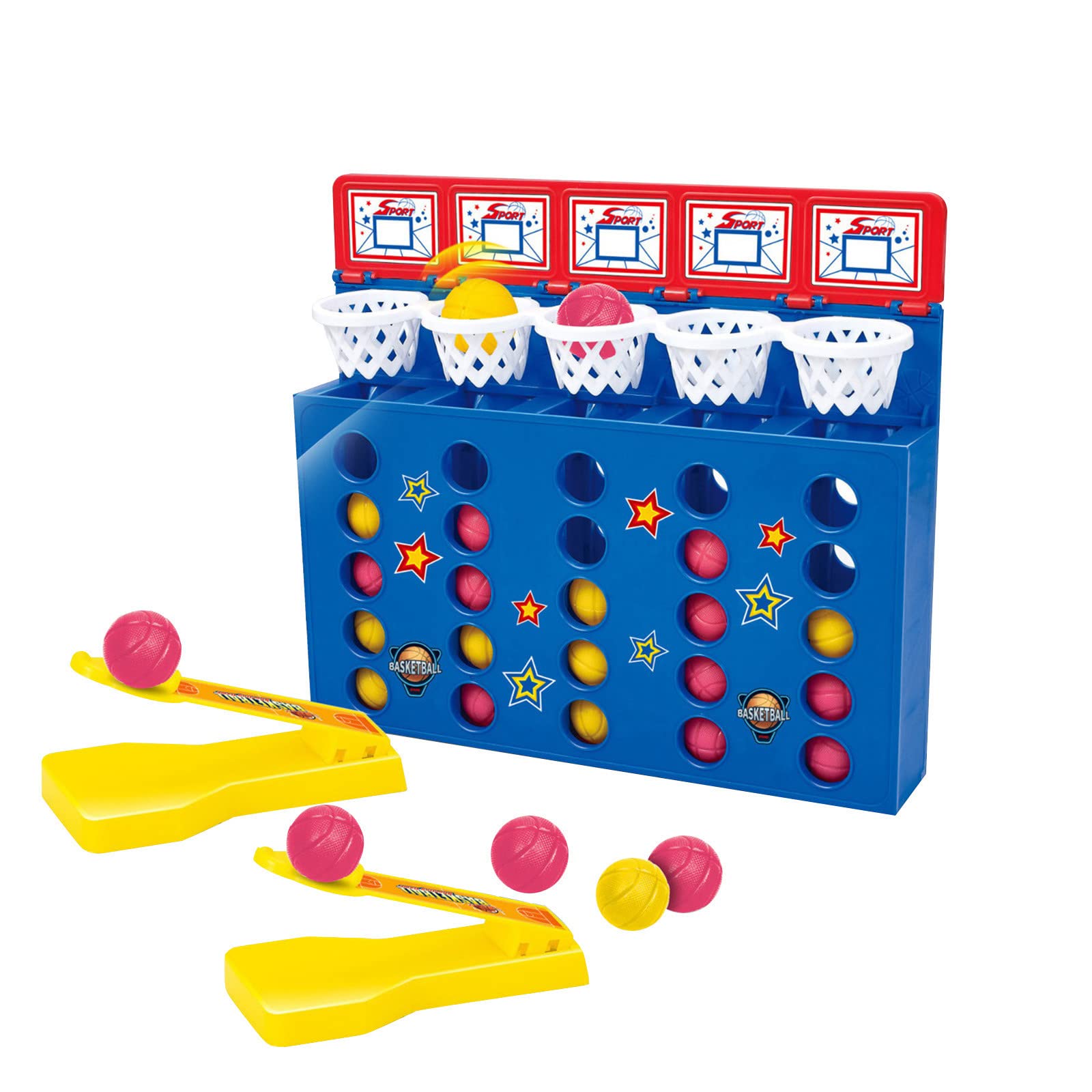 Bounce Ball Shot Game - Classic Family Interactive Tabletop Board Game for Kids & Adults Ages 6+ | Fun Indoor Party & Outdoor Backyard Activity Toy for Family Game Nights, Birthday Parties & Team Building