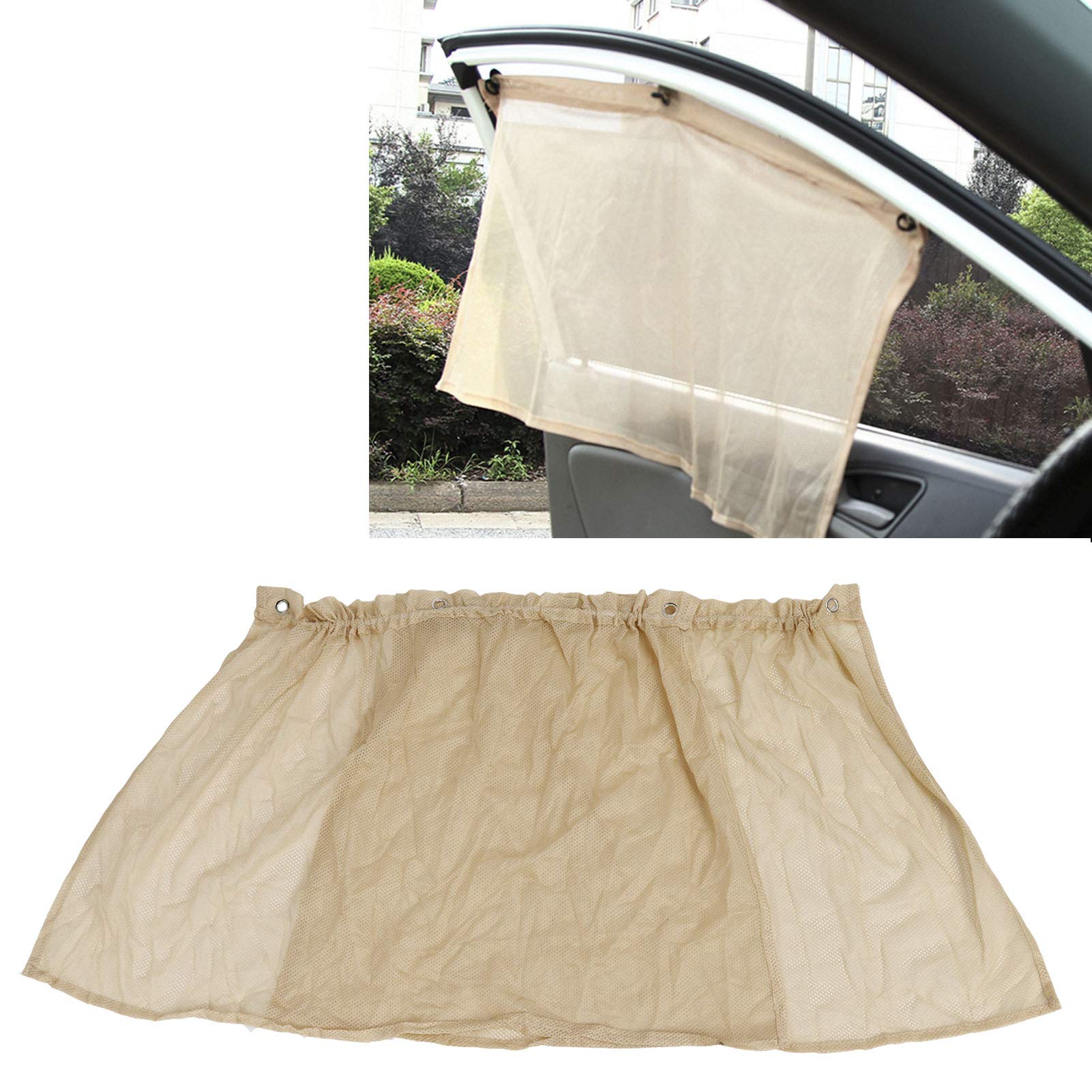 Car Window Shade with Suction Cups - UV Protection Sunshade for Side Windows | Perfect for Summer Road Trips & Baby Safety