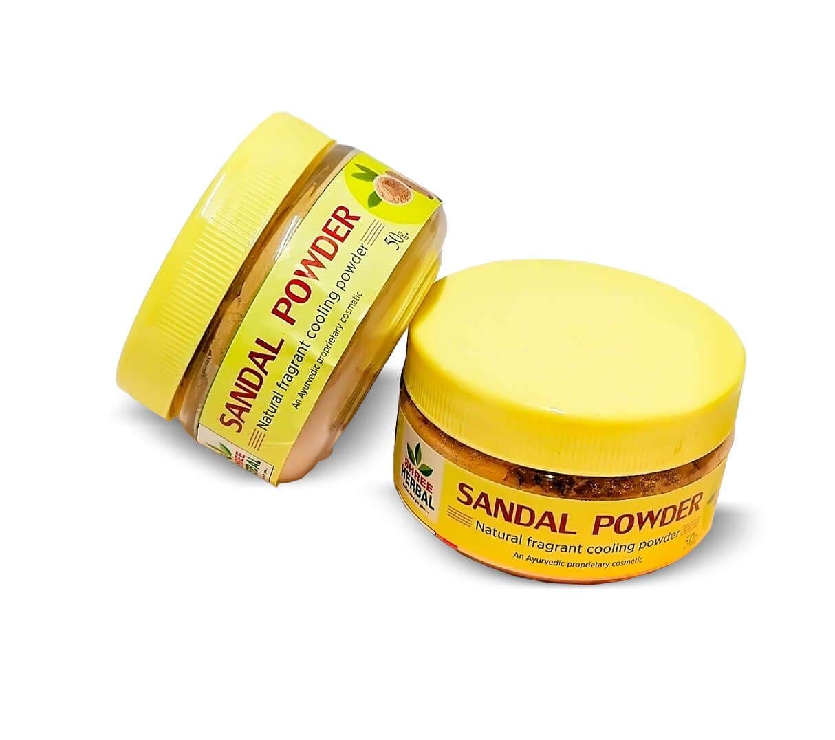 Shree Sandal Powder (Pack of 2) - 100% Pure & Natural Sandalwood Powder for Skincare, Aromatherapy & Puja Rituals | Nilgiri Products