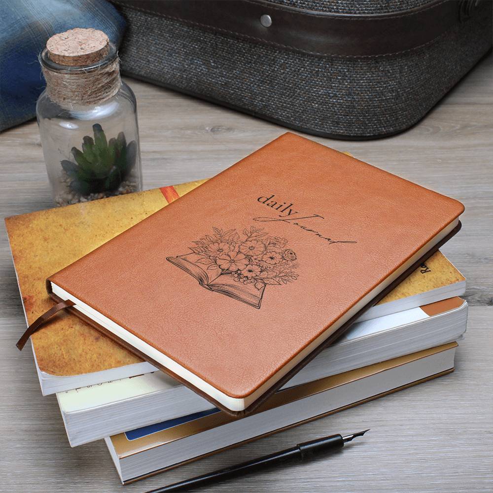 Vegan Leather Journal for Writers - Inspirational Bookworm Gift - Perfect for Creative Writing, Note Taking & Journaling