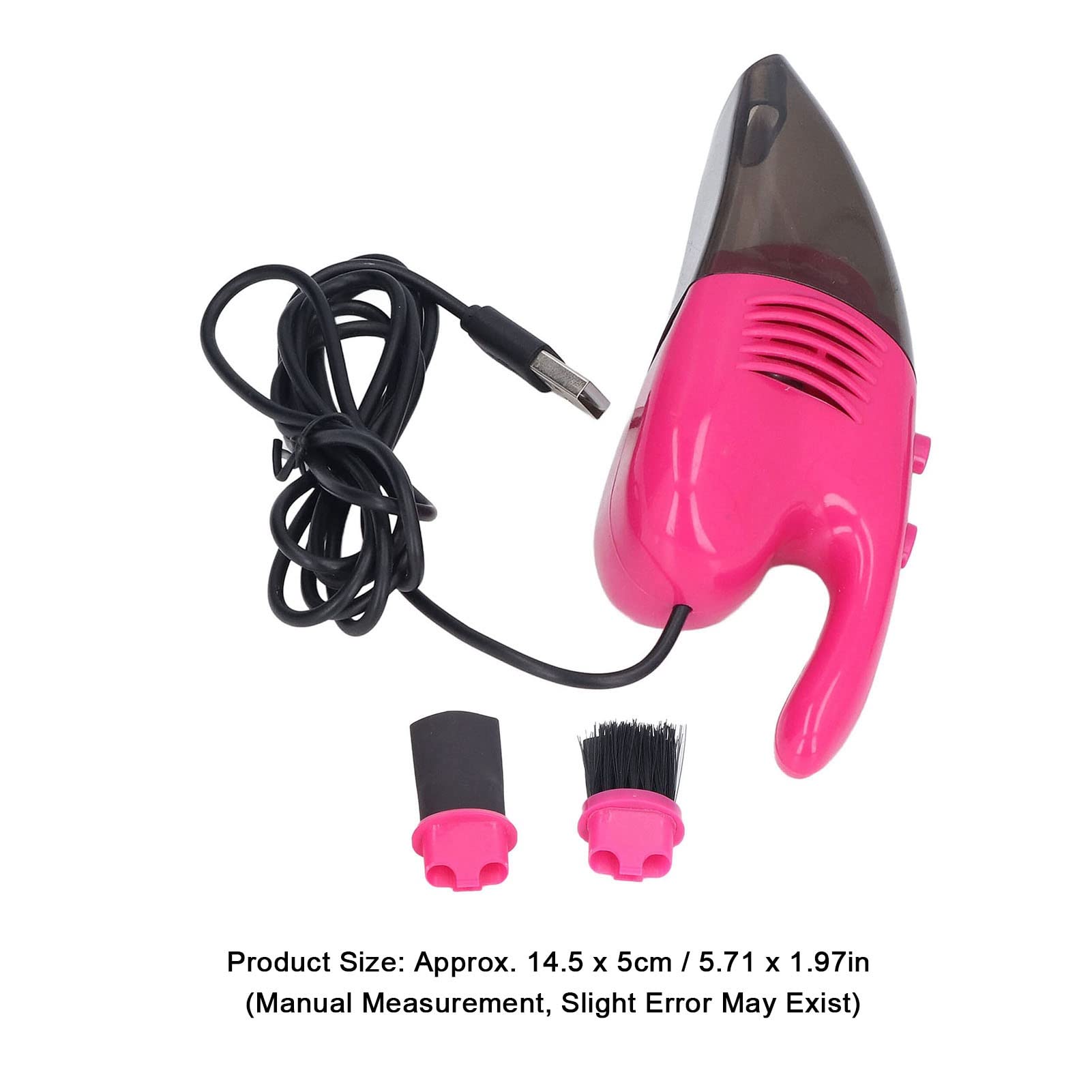 GLOGLOW Handheld Keyboard Vacuum Cleaner - USB Rechargeable Mini Vacuum with Powerful Suction for Computer Keyboards, Car Interiors, Office Desks & Tight Spaces | Portable Dust Cleaner for Home, Office & Travel Use