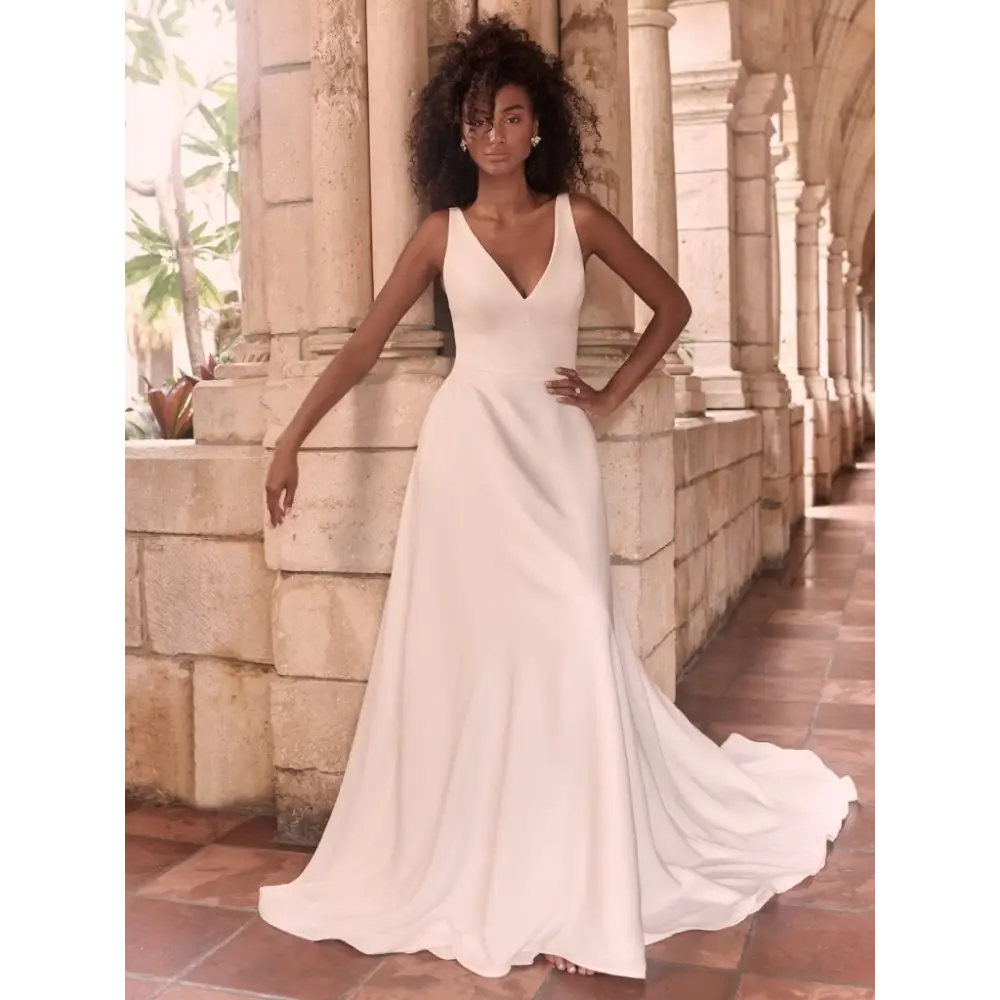 Josephine Lynette by Maggie Sottero Wedding Dress - Sample Sale | Elegant Bridal Gown for Church Ceremony & Beach Weddings