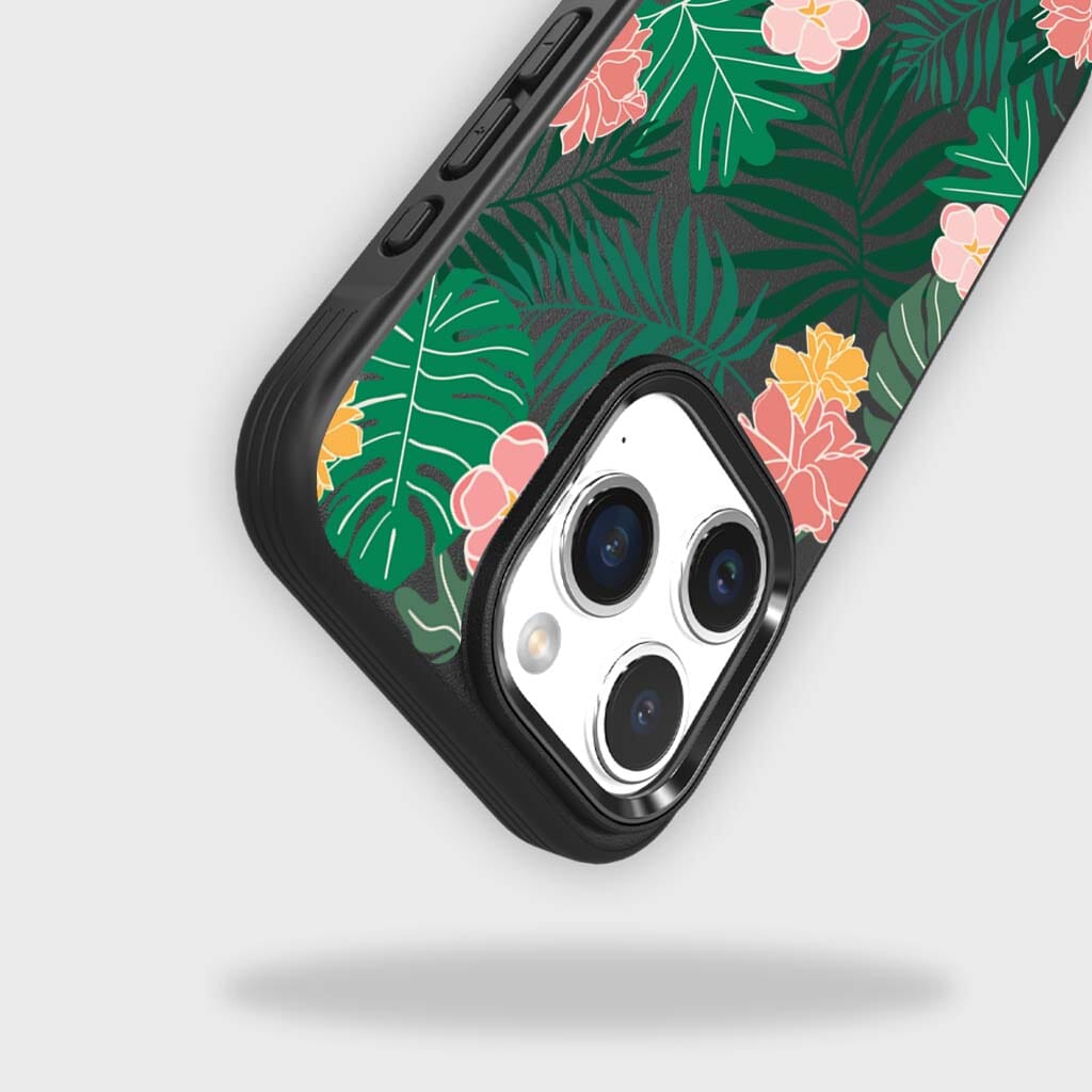 Premium iPhone 15 Pro Max Case with MagSafe - Wild Flower Design | Shockproof & Wireless Charging Compatible | Perfect for Outdoor Adventures & Daily Protection