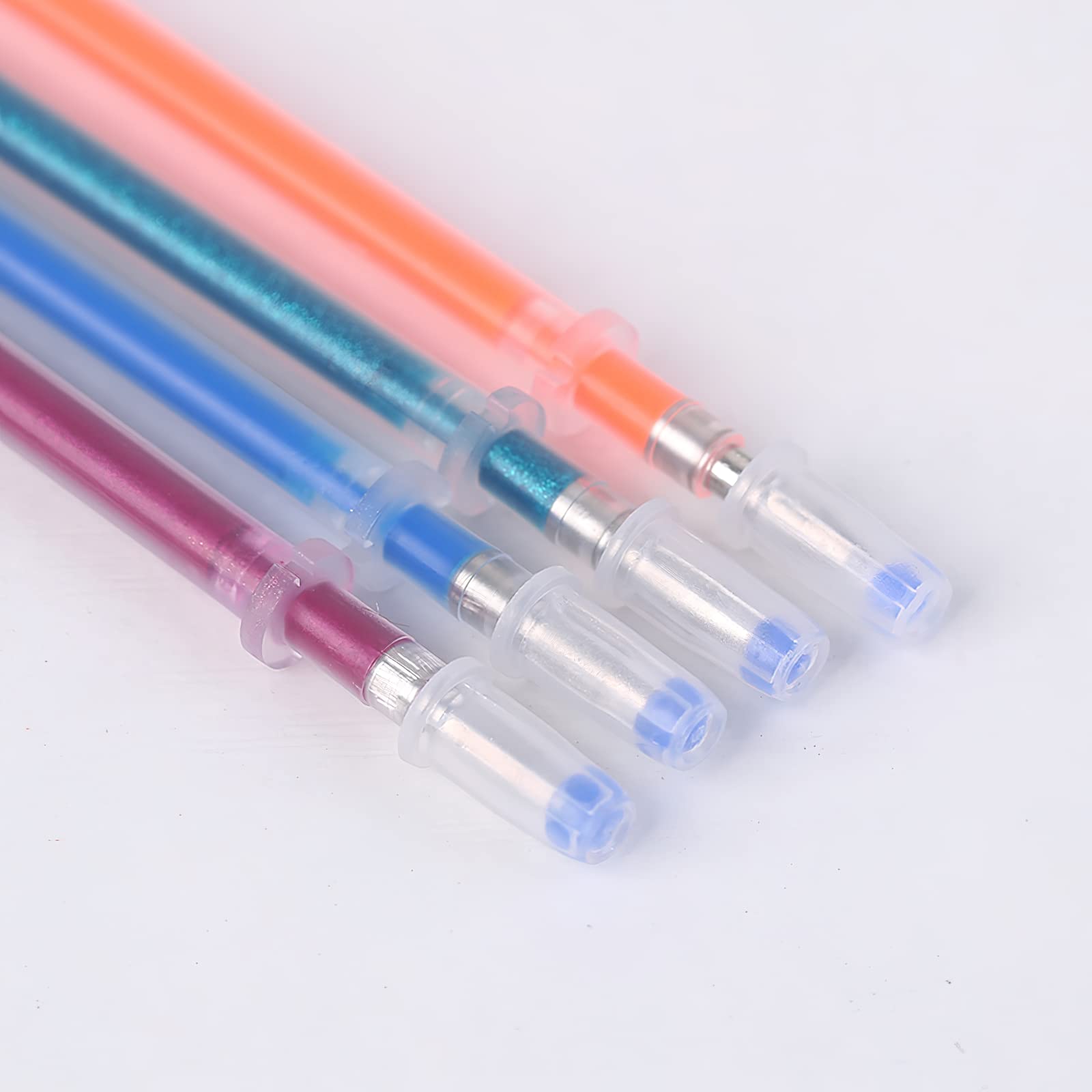 YYMIYU Glitter Gel Pens Refills - 120 Neon Glitter Gel Refills for Adult Coloring Books, Journaling, Crafting, Doodling & Drawing | Perfect for DIY Art Projects, Scrapbooking & Hand Lettering