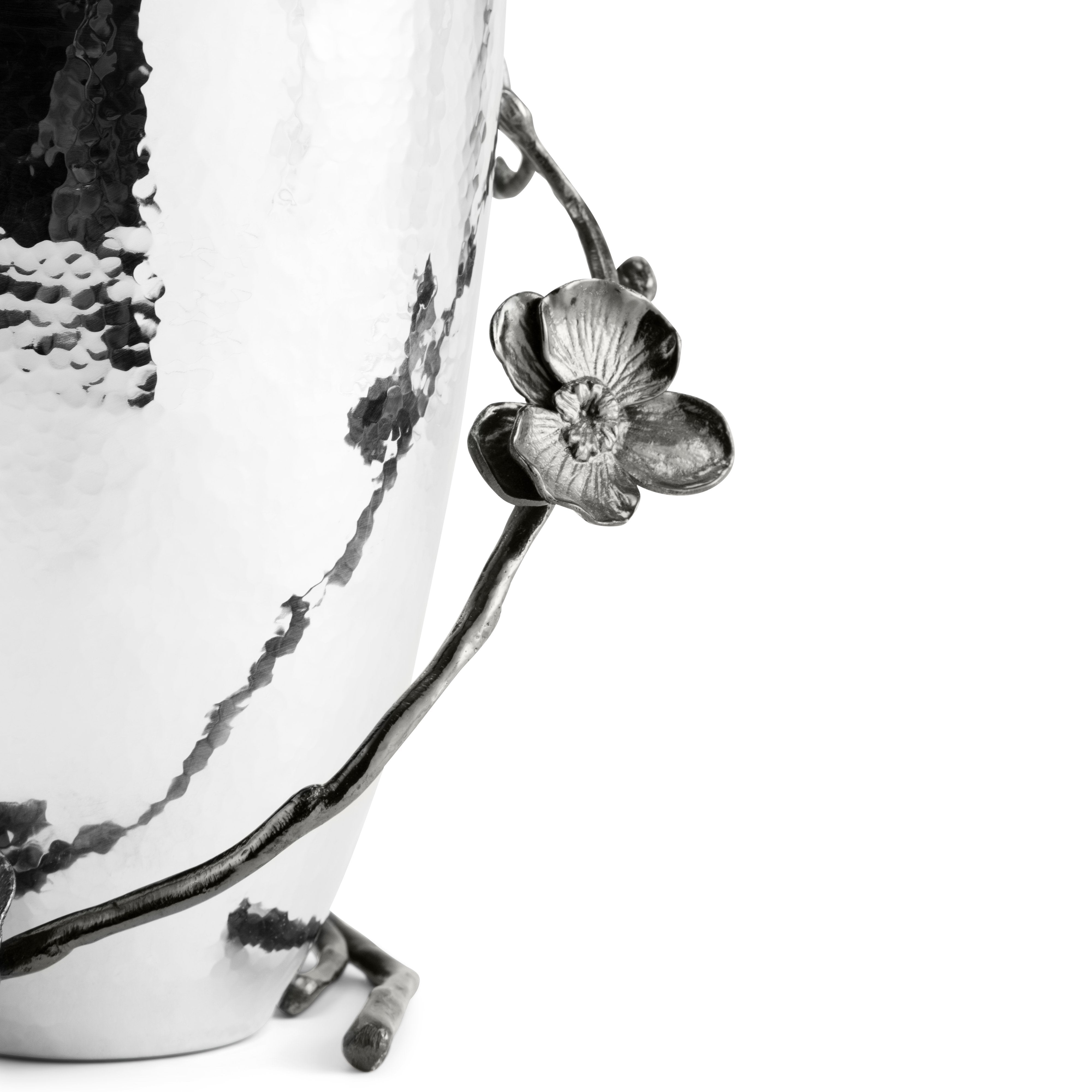 Elegant Black Orchid Vase - Modern Home Decor for Living Room, Office & Wedding Centerpieces