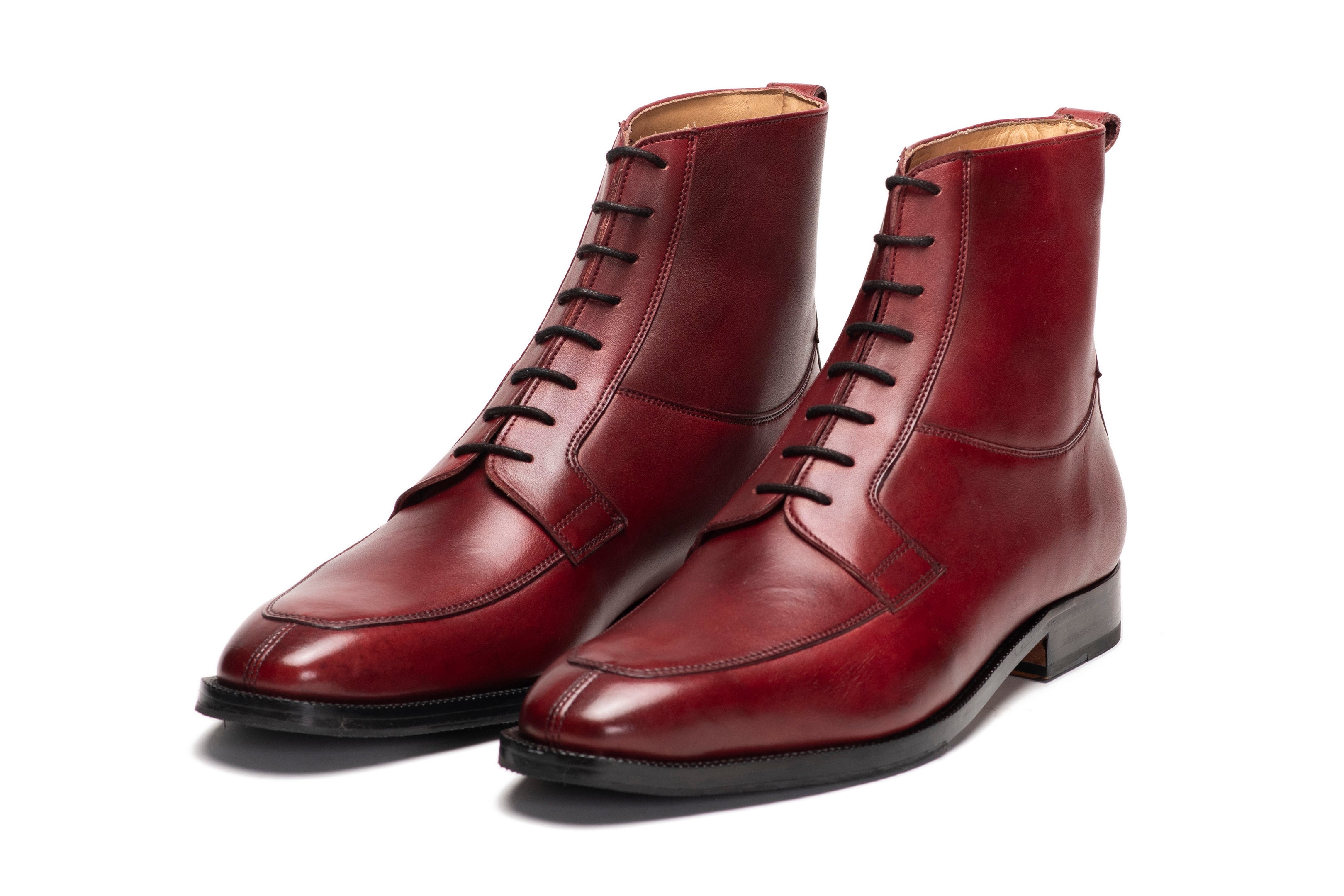 Stylish Dark Oxblood Derby Boots for Women - Perfect for Casual Wear, Work & Outdoor Activities